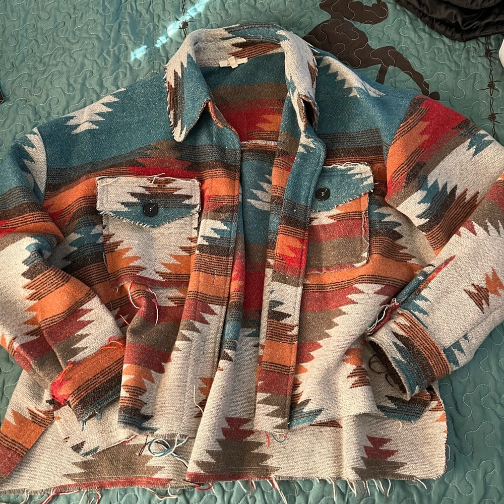 Size small Aztec jacket.